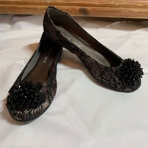 David Tate Dress Flats, embellished, 8.5